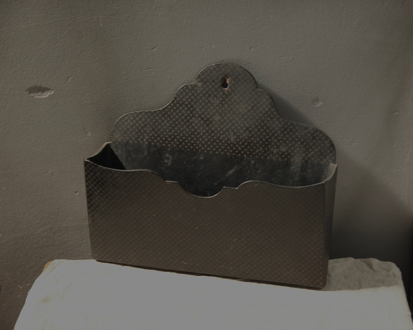 Papier mâché letter case